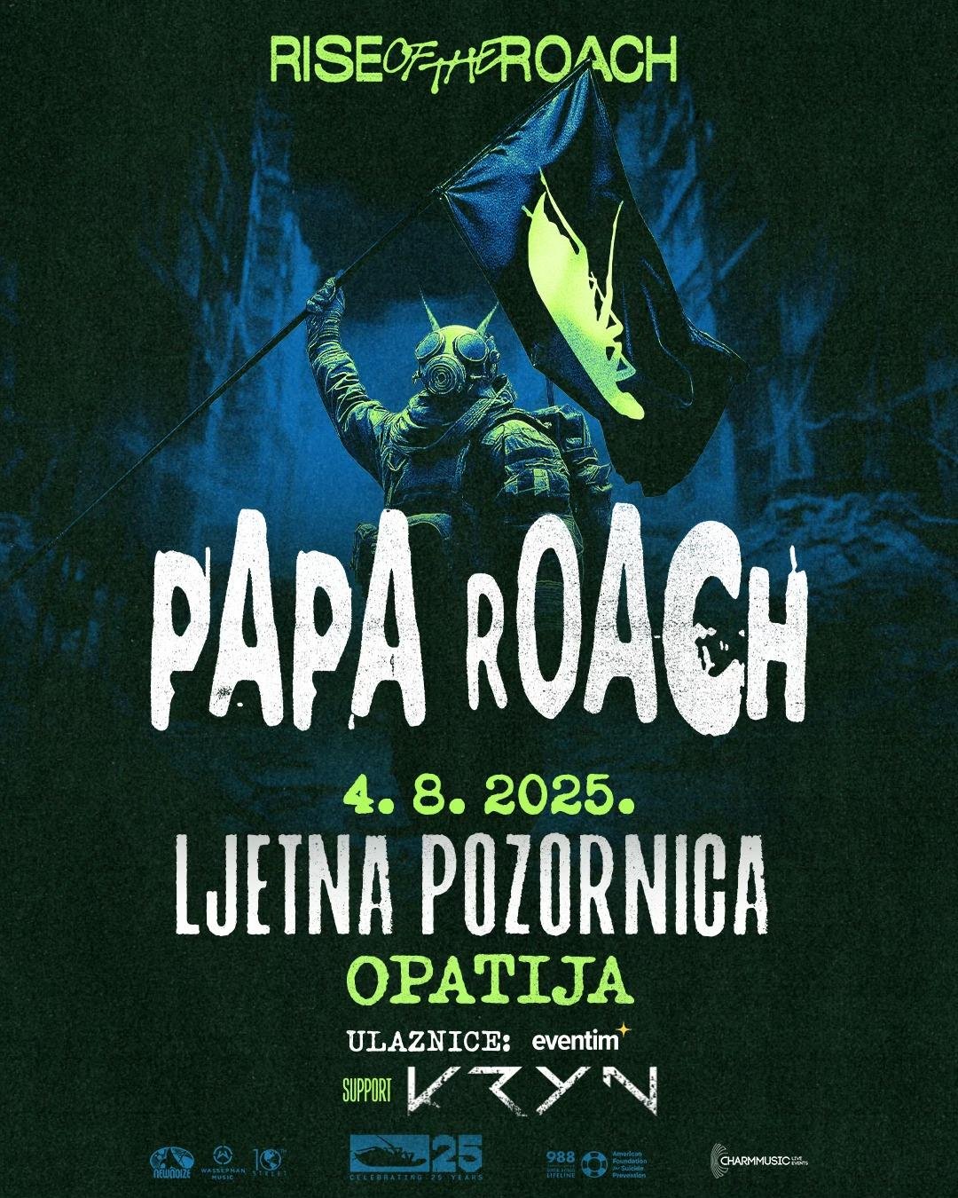 PAPA ROACH / KRYN @ LJETNA POZORNICA OPATIJA